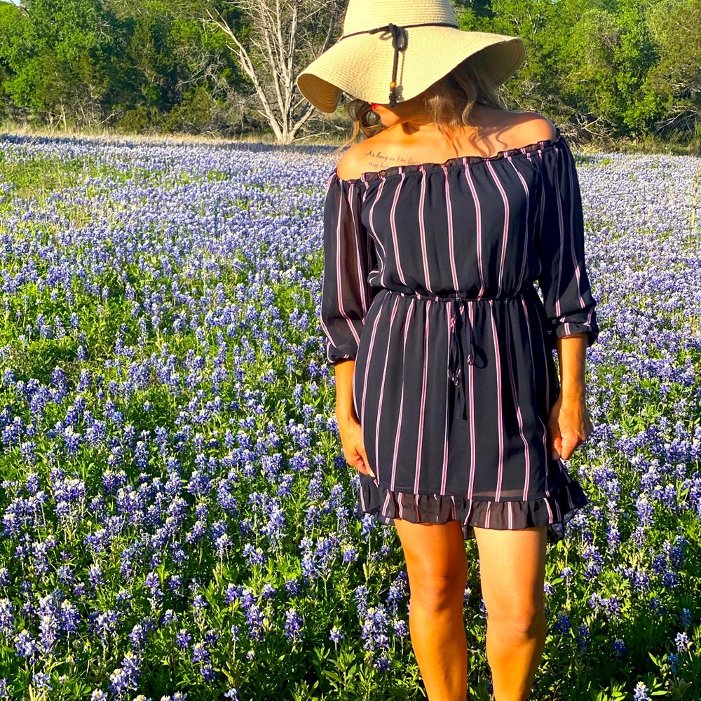 Off the shoulder dress